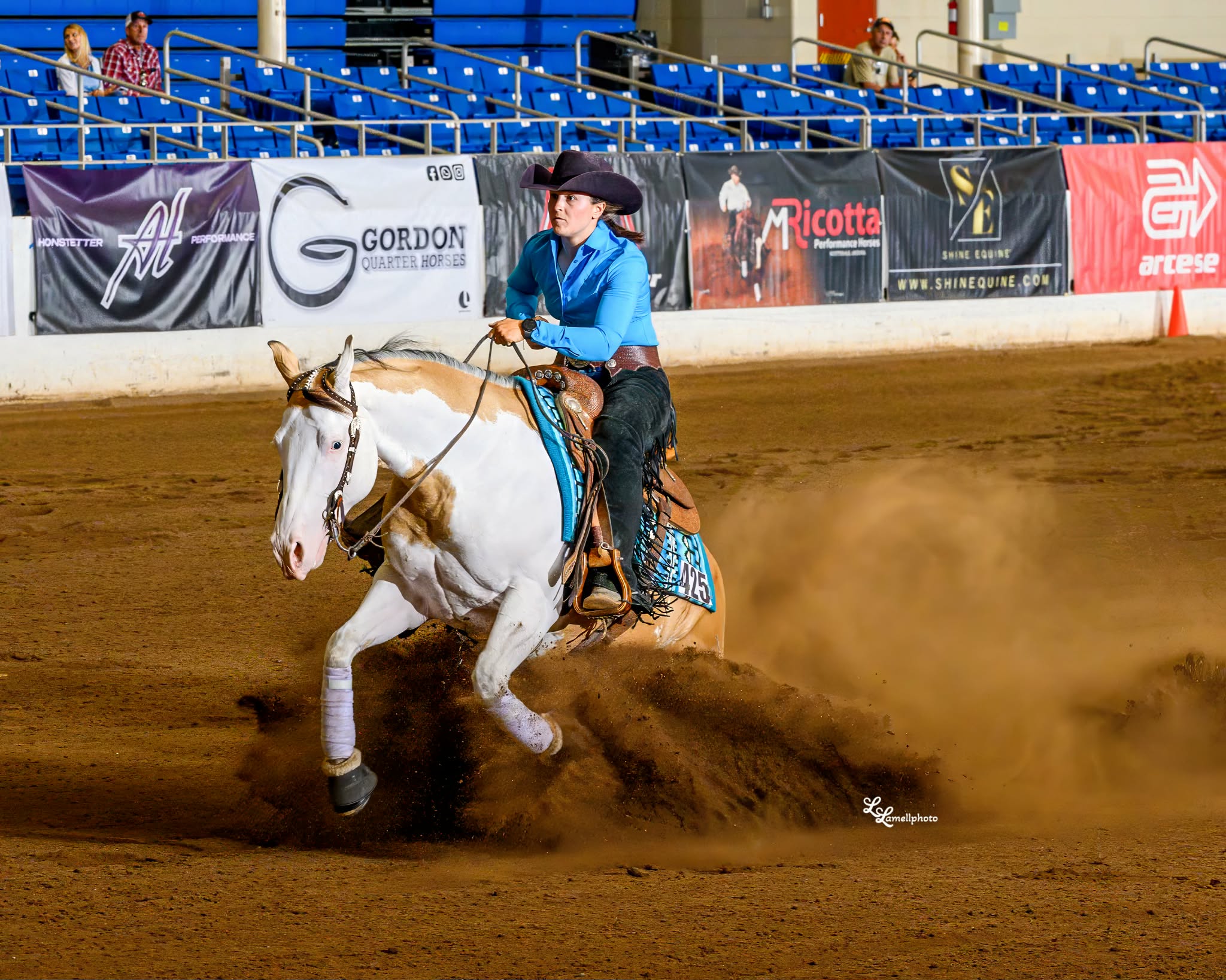 Jackie Snezek reining stop